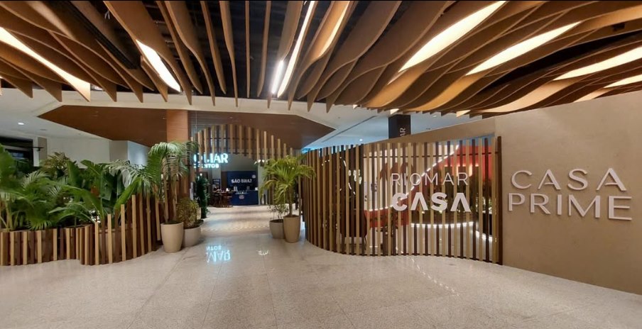 Entrada da mostra RioMar Casa + Casa Prime, no Piso L3 do RioMar Recife
